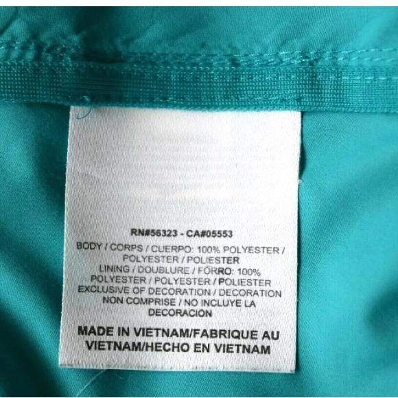 Nike Light Vest Teal Blue Zip security zip pocket Reflective stripes, Sz… - Picture 6 of 8